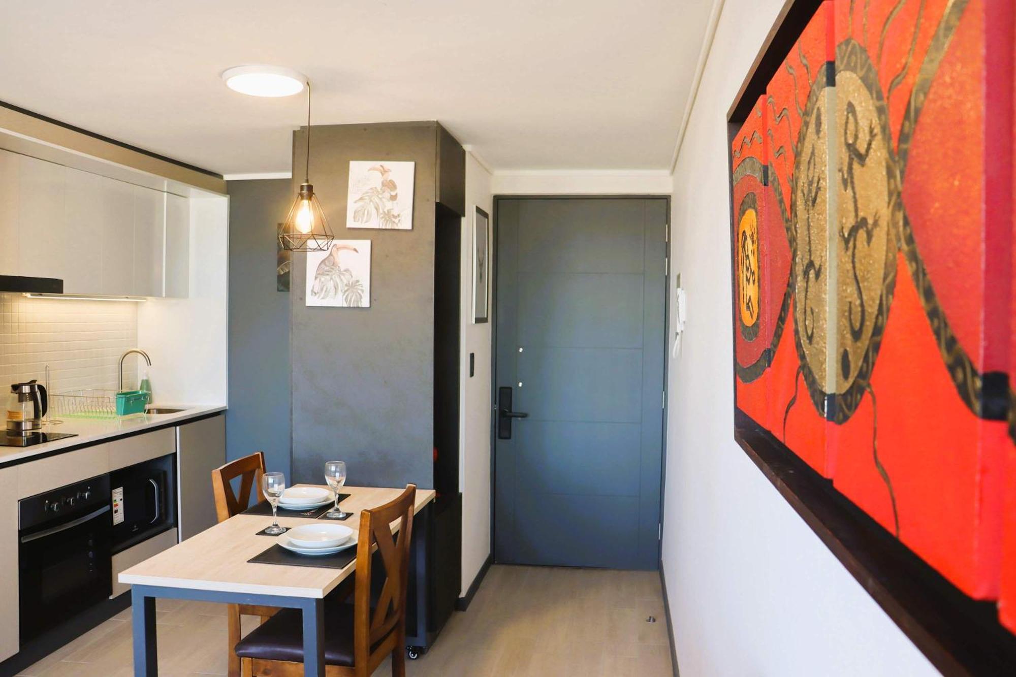 Apartamento Hom I Departamento 1d1b Cerca Del Movistar Arena Santiago